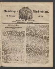 Grünberger Wochenblatt, No. 29. (7. April 1855)