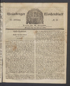 Grünberger Wochenblatt, No. 16. (25. Februar 1856)