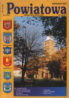 Powiatowa: miesięcznik niezależny, nr 9 (54) (wrzesień 2003)