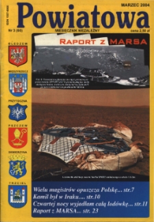 Powiatowa: miesięcznik niezależny, nr 3 (60) (marzec 2004)