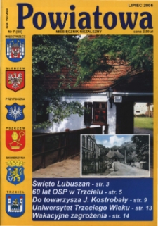 Powiatowa: miesięcznik niezależny, nr 7 (88) (lipiec 2006)