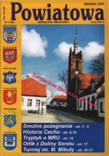 Powiatowa: miesięcznik niezależny, nr 3 (96) (marzec 2007)