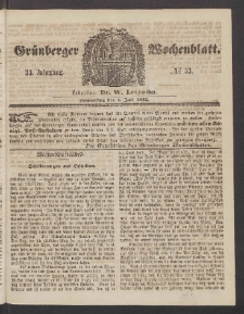 Grünberger Wochenblatt, No. 53. (2. Juli 1857)