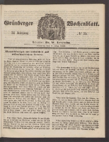 Grünberger Wochenblatt, No. 35. (3. Mai 1858)