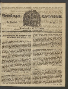 Grünberger Wochenblatt, No. 29. (11. April 1859)