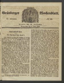 Grünberger Wochenblatt, No. 44. (2. Juni 1859)