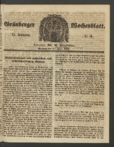 Grünberger Wochenblatt, No. 51. (27. Juni 1859)