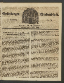 Grünberger Wochenblatt, No. 51. (27. Juni 1859)