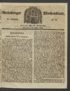 Grünberger Wochenblatt, No. 63. (8. August 1859)