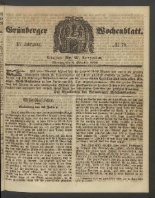 Grünberger Wochenblatt, No. 79. (3. Oktober 1859)