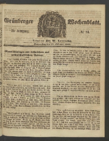 Grünberger Wochenblatt, No. 86. (27. Oktober 1859)