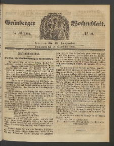 Grünberger Wochenblatt, No. 90. (10. November 1859)