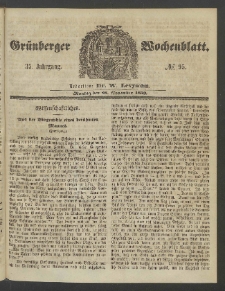 Grünberger Wochenblatt, No. 95. (28. November 1859)