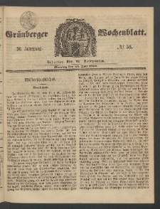 Grünberger Wochenblatt, No. 59. (23. Juli 1860)