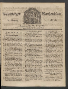 Grünberger Wochenblatt, No. 97. (3. December 1860)