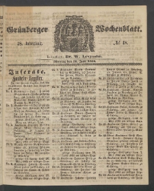 Grünberger Wochenblatt, No. 48. (16. Juni 1862)