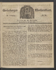 Grünberger Wochenblatt, No. 59. (24. Juli 1862)