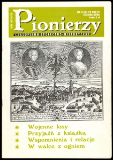 Pionierzy: czasopismo społeczno - historyczne, R. 4, 1999, nr 3 (10)