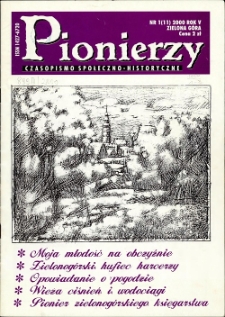 Pionierzy: czasopismo społeczno - historyczne, R. 5, 2000, nr 1 (11)