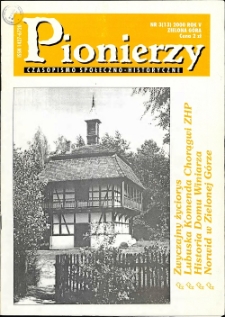 Pionierzy: czasopismo społeczno - historyczne, R. 5, 2000, nr 3 (13)