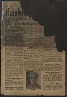 Grünberger Wochenblatt: Zeitung für Stadt und Land, No. 280. (29. November 1932)