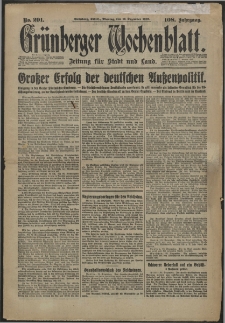 Grünberger Wochenblatt: Zeitung für Stadt und Land, No. 291. (12. Dezember 1932)