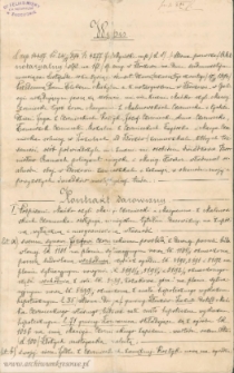 Maciej Czerniecki - Kontrakt darowizny z 17.11.1894