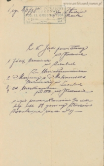 Józef Czerniecki - hipoteczny wpis prawa własności