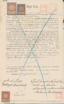 Józef Czerniecki, syn Macieja - Skrypt dłużny