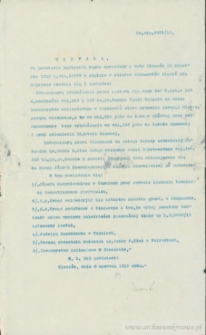 Józef Czerniecki, Jadwiga Czerniecka - Uchwała na podstawie kontraktu kupna sprzedaży