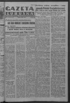 Gazeta Lubuska : organ Komitetu Wojewódzkiego Polskiej Zjednoczonej Partii Robotniczej R. III Nr 202 (25 lipca 1950). - Wyd. ABCDEFG