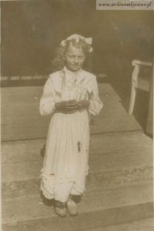Janina Mykiet&oacute;w - fotografia z I. Komunii św.