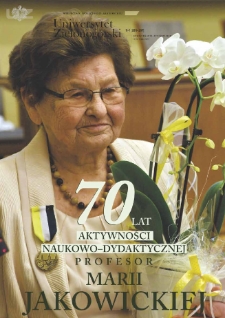 Uniwersytet Zielonogórski, 2019/2020, nr 9/1 (grudzień-styczeń)