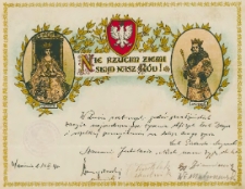 [W dniu srebrnych god&oacute;w małżeńskich...]