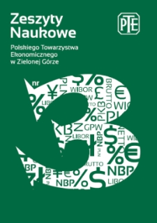 Zeszyty Naukowe Polskiego Towarzystwa Ekonomicznego w Zielonej G&oacute;rze, nr 3