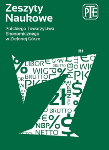 Zeszyty Naukowe Polskiego Towarzystwa Ekonomicznego w Zielonej Górze, nr 7