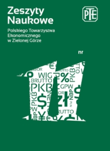 Zeszyty Naukowe Polskiego Towarzystwa Ekonomicznego w Zielonej G&oacute;rze, nr 11