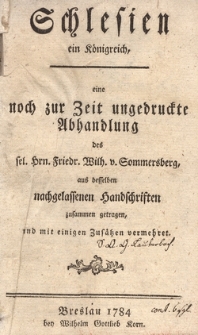 Schlesien ein K&ouml;nigreich