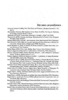 Wprowadzenie do socjologii - bibliografia