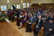 Uroczystość wręczenia tytułu doktora honoris causa Uniwersytetu Zielonog&oacute;rskiego profersorowi Ericowi Rogersowi (fot. 2)