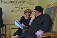 Uroczystość wręczenia tytułu doktora honoris causa Uniwersytetu Zielonogórskiego profersorowi Ericowi Rogersowi (fot. 5)