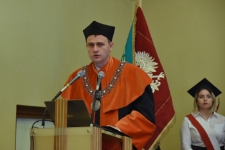 Uroczystość wręczenia tytułu doktora honoris causa Uniwersytetu Zielonogórskiego profersorowi Ericowi Rogersowi (fot. 6)