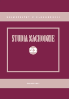 Studia Zachodnie, tom 22