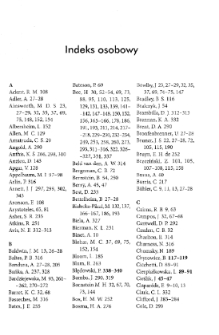 Psychologia rozwoju człowieka - indeks osobowy