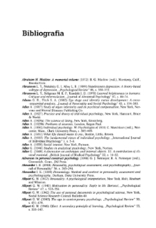 Teorie osobowości - bibliografia