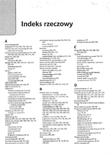 Psychologia akademicka: podręcznik. Tom 2 - indeks rzeczowy