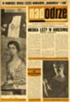 Nadodrze: pismo społeczno-kulturalne, sierpień 1960