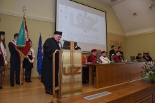 Uroczystość wręczenia tytułu doktora honoris causa Uniwersytetu Zielonogórskiego profersorowi Ericowi Rogersowi (fot. 9)