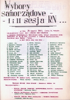 Kronika Urzędu Miasta i Gminy w Trzcielu - 1984