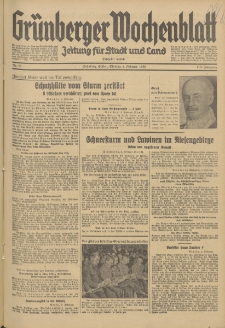 Grünberger Wochenblatt: Zeitung für Stadt und Land, No. 29. (1. Februar 1935)